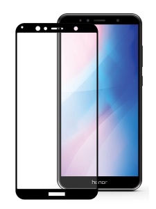 Защитное стекло - Huawei Honor 7A Pro - тех. упаковка (black/черное)