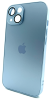 Защитный чехол iPhone 14 AG-GLASS синий (far peak blue)