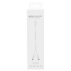 Адаптер MH026 control audio Lightning-3.5* папа-мама *2 (20cm) белый (white)