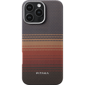 Защитный чехол iPhone 16 Pro Max Pitaka Tactile Woven Case закат (sunset)