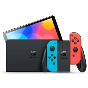  Игровая консоль Nintendo switch oled Неоновый