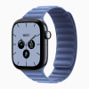 Часы Apple Watch Series 12, 42 мм, керамика цвета тёмно-синяя ночь, синий M/L