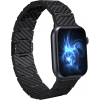 Ремешок для часов Apple Watch 38-49 Pitaka Carbon Fiber Retro (черно-серый твил)