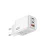 Адаптер сетевой Wiwu Wi-G026 67W Cube 2C+A GaN Fast Charger белый (white)