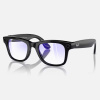Смарт-очки Ray-Ban Meta Wayfarer Meta цвет Черный матовый с линзами Графитовый зеленый, размер 53