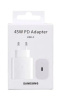 Адаптер сетевой Samsung USB-C 45W белый (white) Power Adapter Duo