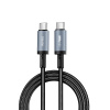 Дата кабель Type-C - Type-C Wiwu Wi-C057 60W 1m черный (black)