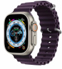 Ремешок для часов Apple Watch 42/44/45/49 Keephone Ocean Band фиолетовый (plum)