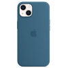 Защитный чехол iPhone 13 Silicon Case Original MagSafe синий (blue)