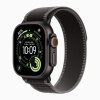 Apple Watch Ultra 3 (2025) 49mm Черный титановый корпус браслет Черный древесный уголь