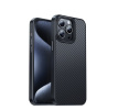 Защитный чехол iPhone 15 Hoco Kevlar Magnetic Case черный (black)