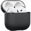 Чехол для кейса Pitaka Apple AirPods 4 черный /серый (black/grey)