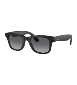 Смарт-очки Ray-Ban Meta Wayfarer Матовый черный, Графитовый