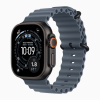 Apple Watch Ultra 3 (2025) 49mm черный титановый корпус с ремешком Ocean Band Глубокий синий/Черный