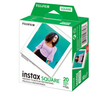 Картриджи instax square 20 кадров фотопленка