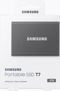 SSD-накопитель Samsung T7 2Tб Черный