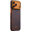 Защитный чехол iPhone 17 Pro Pitaka Breath of Veins Edge Case (терракотовый/burning orange)