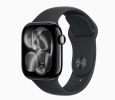 Умные Часы Apple Watch Series 11, 46 мм, алюминий чёрный оникс, ремешок Sport Band чёрный