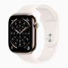 Умные часы Apple Watch Series 11, 46 мм, Золотой титан, розовый
