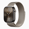 Умные часы Apple Watch Series 10, 46 мм, титановый корпус «Грифельный с миланским сетчатым браслетом