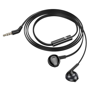 Гарнитура HOCO M115 с микрофоном черный (black)