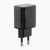 Адаптер сетевой Keephone Booster 20W Type-C + USB port черный/black