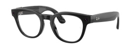 Смарт-очки Ray-Ban Meta Scriber Optics (Поколение 2), глянцевый черный цвет оправы, прозрачные линзы