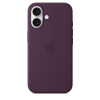 Защитный чехол iPhone 16 Silicone case Msafe сливовый (plum)