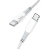 Дата кабель Type-C - Type-C HOCO X73 3,0А 1m  white (белый)
